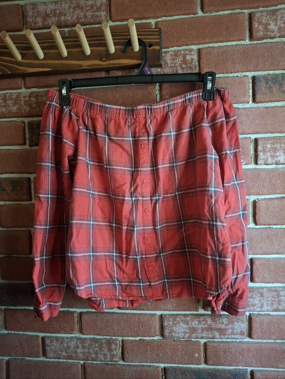 Honey Belle Red Plaid Top